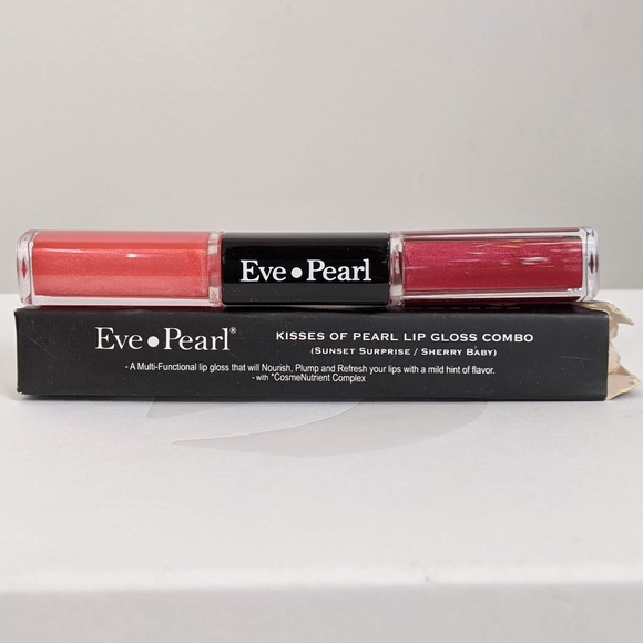 🆕 Eve Pearl Kisses of Pearl Lip Gloss Sunset Surprise Sherry Baby - Picture 2 of 5
